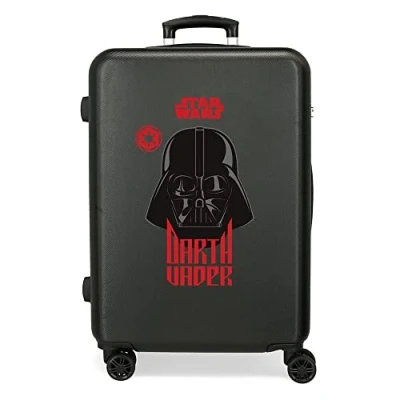 Imagen de Star wars Squad Darh Vader Maleta Mediana Negro 46x65x23 cms Rígida ABS Cierre de combinación Lateral 56L 3 kgs 4 Ruedas Dobles