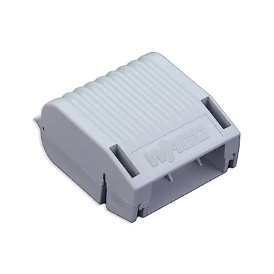 Imagen de WAGO Gelbox, Caja de gel, para empalmar cables, con Serie 221, máx. 6 mm² conectores, sin empalme, Tamaño 1, gris, 207 1431 (4 pcs)