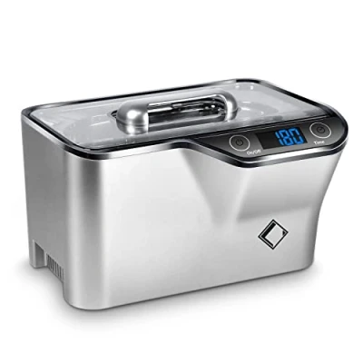 Imagen de Limpiador Ultrasonidos LifeBasis CDS 100(Plata) 42000Hz 600ML Ultrasónico 5 Tiempos de Limpieza para Joyas, Collares, Relojes, Gafas, Dentaduras
