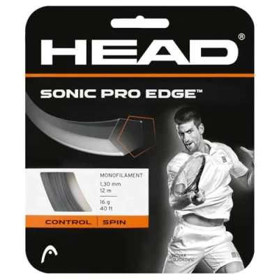 Imagen de Head Sonic Pro Edge Cordajes de Raquetas Tenis, Adultos Unisex, Antracite, 16