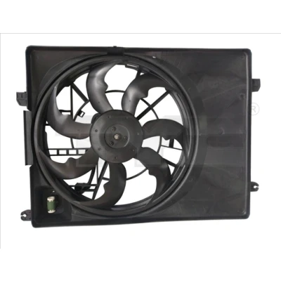 Imagen de TYC 813 0008 Ventilador de radiador 220/350 con bastidor (armazón) HYUNDAI: Tucson