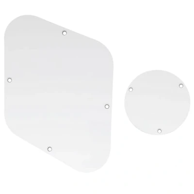 Imagen de Musiclily Set de LP Placa Trasera y Interruptor Palanca para Guitarra USA Les Paul,3 capas Blanco