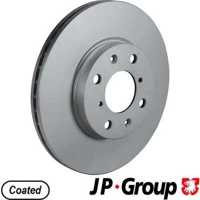 Imagen de JP GROUP 1263106000 Disco de freno Eje delantero 252 20 4 ventilado revestido SUZUKI: SWIFT 3, Splash, OPEL: Agila B