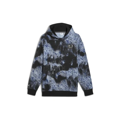 Imagen de Sudadera BMW M Motorsport Colour Splash con estampado integral y capucha para hombre