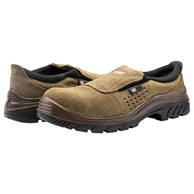 Imagen de Bellota 7222741S1P Zapatos para hombre y mujer Non Metal con diseño tipo deportivo sin cordones, marrón, 41 eu
