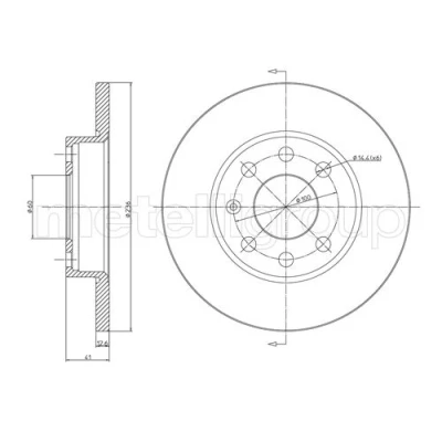 Imagen de Disco de freno CIFAM 800 080