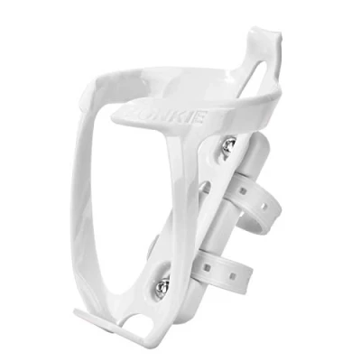 Imagen de Portabidón de Bicicleta, Portabotellas plástico para Bicicleta con Base Montaje en el Techo. (Blanco)