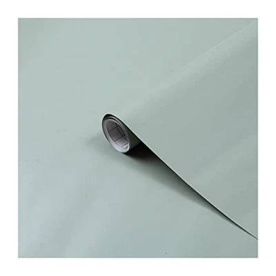 Imagen de d c fix vinilo adhesivo muebles verde salvia unicolor mate autoadhesivo impermeable decorativo para cocina, armario, puerta, mesa papel pintado forrar rollo láminas 45 cm x 2 m