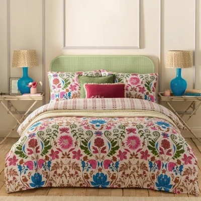 Imagen de furn. Curious Lotus Juego de Funda edredón con diseño Flores exóticas