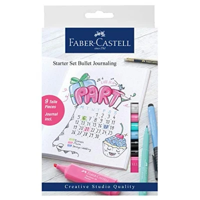 Imagen de Faber Castell 267125 Starter Set Bullet Journaling, 9 piezas, multicolor