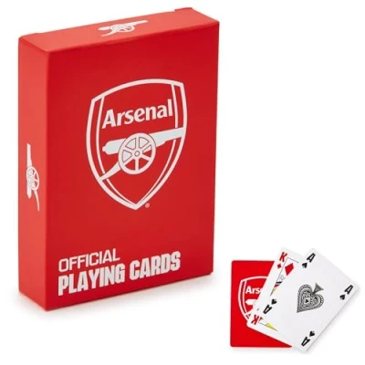 Imagen de The Gift Scholars Licencia oficial del Arsenal F.C. Juego de cartas estándar 52