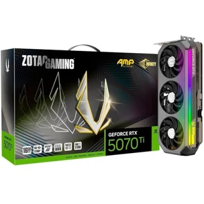 Imagen de ZOTAC Gaming GeForce RTX 5070 Ti AMP Extreme Infinity 16GB GDDR7 Reflex 2 AI DLSS4