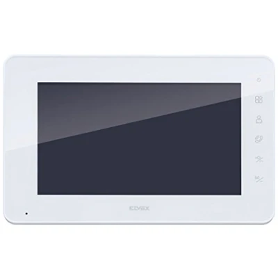 Imagen de Vimar K40912 Pantalla adicional con teclado capacitivo LCD 7in para kit videoportero de superficie, alimentador clavijas intercambiables, soporte instalación gris