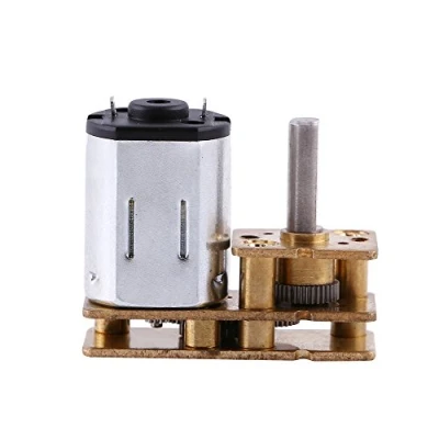 Imagen de Motorreductor 100RPM 6V DC, Mini caja de engranajes reducción velocidad eléctrica alto par para Robot DIY