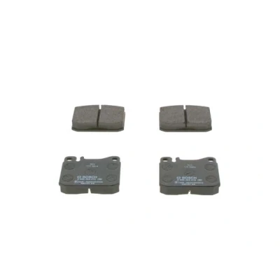 Imagen de BOSCH 0 986 463 412 Juego de pastillas freno Low Metallic Chapa antichirridos MERCEDES BENZ: W123 Berlina, Clase S Familiar