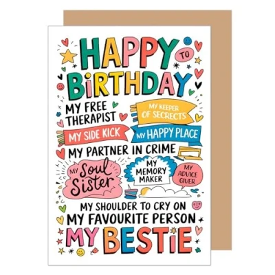 Imagen de Edition Seidel tarjeta de cumpleaños premium con sobre, felicitación, felicitación texto en alemán &quot;Happy Birthday&quot;, para madre, esposa, novia (G3652 SW024)