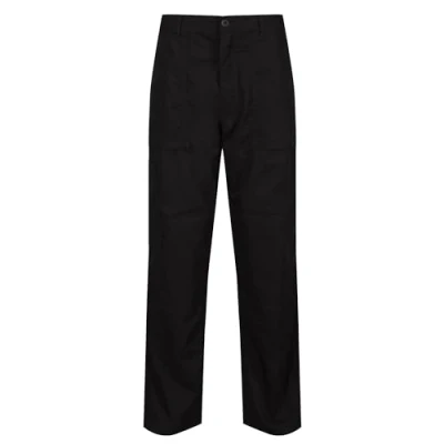 Imagen de Regatta Lined Action Water Repellent Multi Pocket Walking &amp; Workwear Trousers Trousers, Hombre, Black, 32&quot;