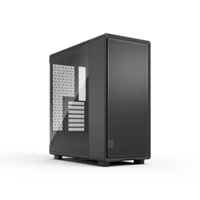 Imagen de Fractal Design Epoch Black Cristal Templado Light Tint Panel Frontal de Malla Tres Ventiladores Momentum 12 Incl. Interior Espacioso Soporte para ATX/mATX/ITX