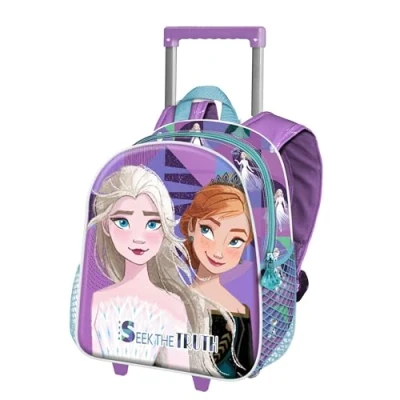 Imagen de Disney Frozen 2 Truth Mochila Basic con Carro, Lila, 31 x 48,5 cm, Capacidad 18,2 L
