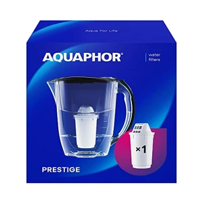 Imagen de AQUAPHOR Prestige A5 Filtro de Agua, Negro, 25.5