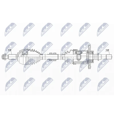 Imagen de Semi eje NTY NPW NS 124
