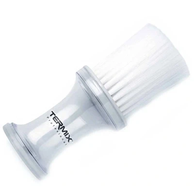Imagen de Termix Cepillo de talco profesional color transparente y fibras blancas. con suaves para trabajar máxima limpieza