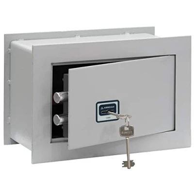 Imagen de ARREGUI Ideal 5 271311 Caja Fuerte de Empotrar a Pared con Cerradura Llave Seguridad para Casa y Hogar Fácil Usar 20 x 30 15 cm L