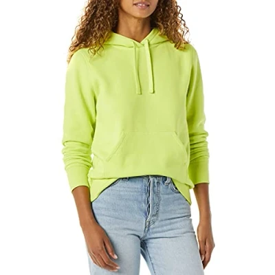 Imagen de Amazon Essentials Sudadera de Felpa Francesa con Capucha (Disponible en Tallas Grandes) Mujer, Verde Lima, XS