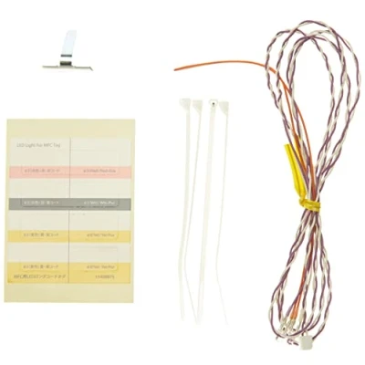 Imagen de TAMIYA 56550 MFC Juego de Luces LED (3 mm, 1100 mm), Color Blanco, L (56550)