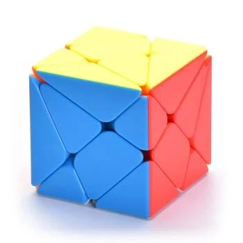 Imagen de Magic Cube sin Pegatinas, Cubo Mágico Suave Velocidad Rompecabezas 3D para Niños y Adultos (Skew 3X3)
