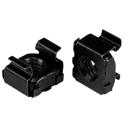 Imagen de StarTech.com CABCAGENT62B Tuercas enjauladas M6 para armarios y Racks de servidores, 100 Unidades, Color Negro