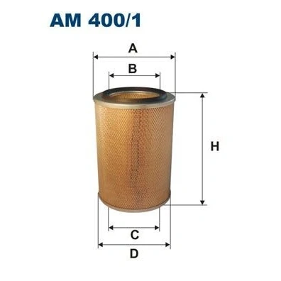 Imagen de FILTRON AM 400/1 Filtro de aire 409 282 Cartucho filtrante