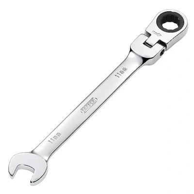 Imagen de Draper 52012 Hi Torq Llave combinada de trinquete cabeza flexible métrica, 11 mm