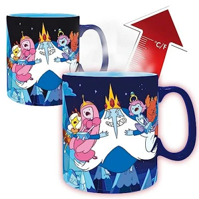 Imagen de ABYstyle ADVENTURE TIME Taza Heat Change 460 ml El Rey del Hielo