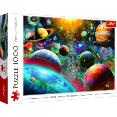 Imagen de Trefl, Puzzle, Cosmos, de 1000 Piezas, Sol, Sistema Solar, Planetas, Universo, Adrian Chesterman, Rompecabezas DIY, Pasatiempo Creativo, Regalo, Diversión