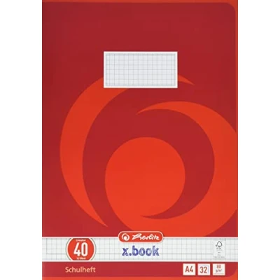 Imagen de Herlitz Silicano Cuaderno (A4, 32 hojas, línea 40, FSC Mix, 5 unidades)
