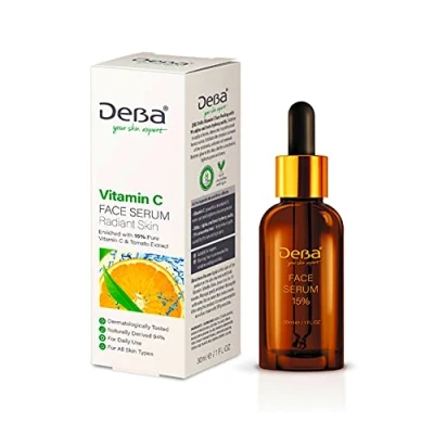 Imagen de Sérum facial con 15% de vitamina C pura y extracto tomate. 1 x 30 ml