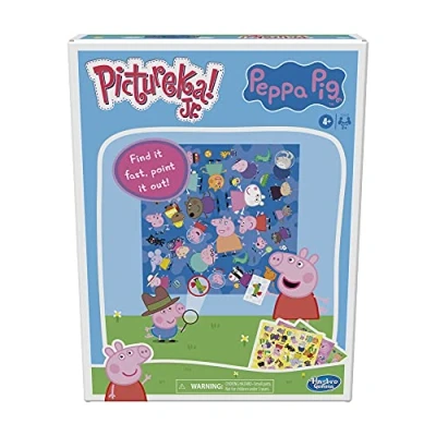 Imagen de Hasbro Pictureka! Junior Peppa Pig Game, Picture Fun Board Game for Preschoolers, Games 4 Year Olds and Up, No Reading Required