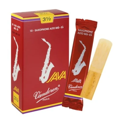 Imagen de Vandoren SR2635R Caja de 10 cañas java red n.3.5 para saxofón alto