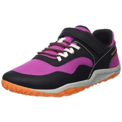Imagen de Merrell Trail Glove 7 Unisex Zapatillas de senderismo para niños, Talla: 38, Fuchsia/black Tela/tejido sintético