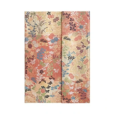 Imagen de Kara ori (Japanese Kimono) Midi Lined Journal: Hardcover, 120 gsm, ribbon marker, memento pouch, wrap closure