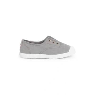Imagen de Pisamonas Zapatillas Lona Punta Goma Sin Cordones Talla 24 Color Gris
