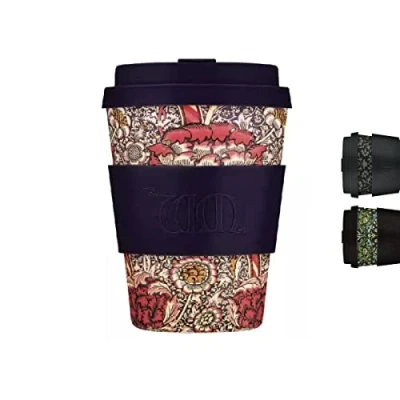 Imagen de William Morris Wandle 350ml vaso de bambú Ecoffee Cup