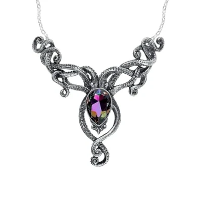Imagen de Alchemy Gothic Kraken Collar Plateado