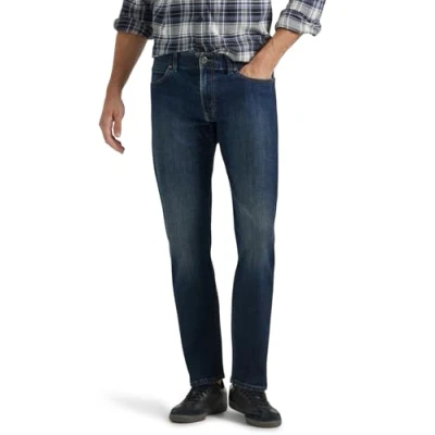 Imagen de Lee Performance Series Extreme Motion Jeans Rectos de Pierna cónica, Azul, 30W/32L para Hombre