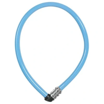Imagen de ABUS cerradura de cable 3406C combinación acero 55 mm longitud con revestimiento plástico nivel seguridad 1 color aleatorio