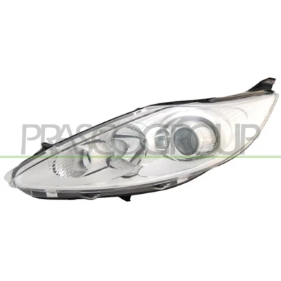 Imagen de PRASCO FD3444914 Faros izquierda H1, H7 cromo con servomotor para reg. alcance luces FORD: FIESTA 6