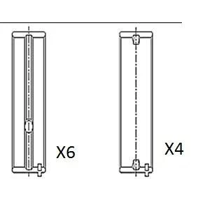 Imagen de FAI AutoParts BM1044 STD Cojinete de cigüeñal AUDI: A3 Hatchback, A4 B6 Berlina, Coupe B3, VOLKSWAGEN: Transporter 4, GOLF 3, 1