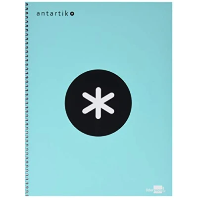 Imagen de Cuaderno En Espiral Antartik A4 Cuadriculado Menta