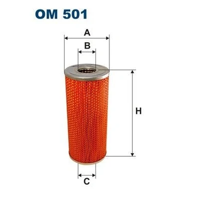 Imagen de FILTRON OM 501 Filtro de aceite Cartucho filtrante